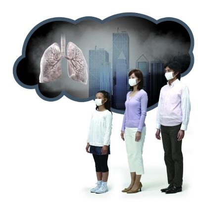 空氣污染幼童傷肺
